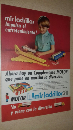 P102 Clipping Publicidad Mis Ladrillos Año 1973