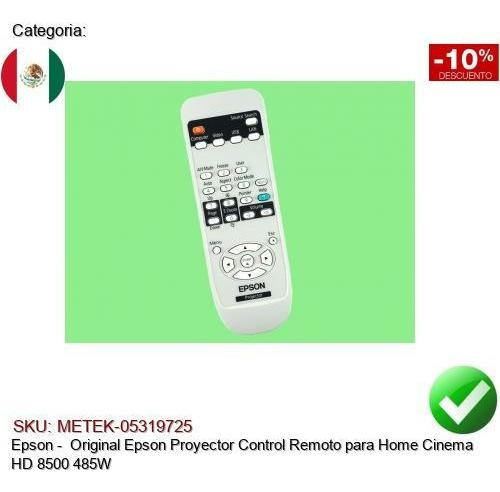 Epson Proyector Control Home Cinema Hd 8500 485w