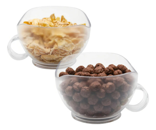 Dispenser Dispensador Doble Cereales Cerealero 3 Con Tazas