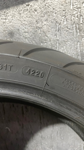 Pneu Michelin Pilot Road 2 180/55zr17 Traseiro W 73 (Usado)