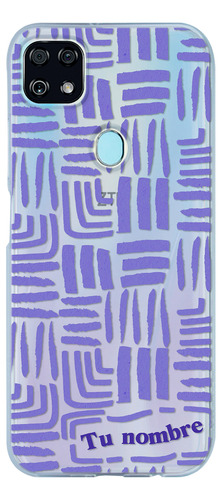 Funda Para Zte Para Mujer Rayas Abstracto Nombre