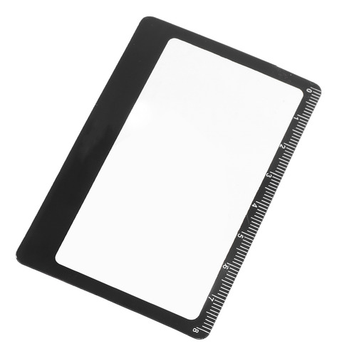 Lupa Para Tarjetas De Crédito, Lupa Transparente Con Regla P