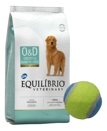 Alimento Equilibrio Perro Obesity Y Diabetic 2 Kg + Regalo