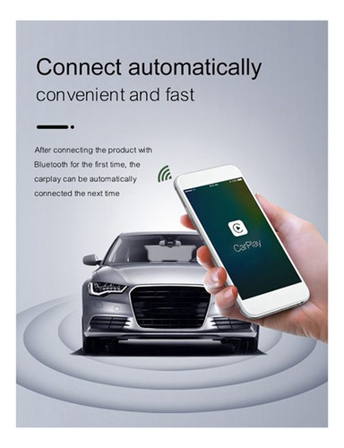Adaptador Inalámbrico Carplay Car Play Box Conexión Bluetoot