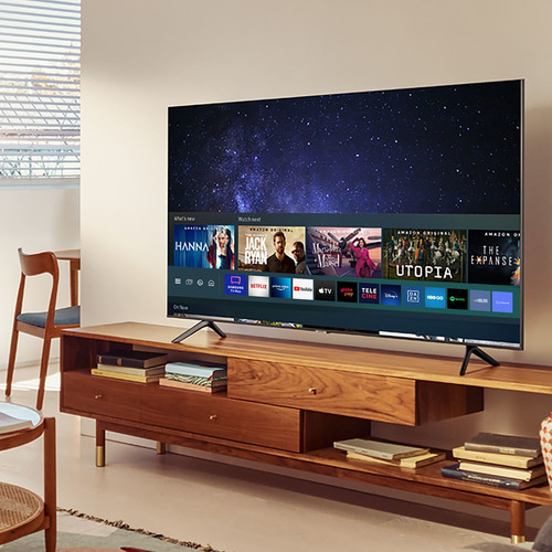 Imagem 8 de 9 de Smart Tv Samsung 75'' Uhd Processador Crystal 4k Au7700