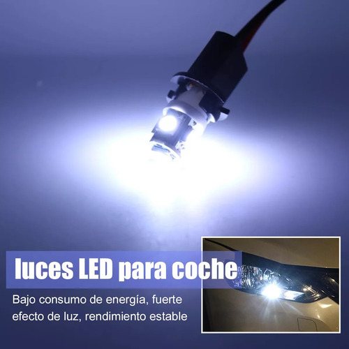 20pzs Foco Led Pellizco T10 Automotriz Lote Led 5050 Blanco
