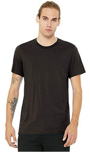 Camiseta Lisa De Manga Corta Unisex, Jaspeada (3001cvc) De B