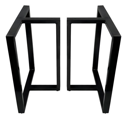Base De Mesa De Jantar Kansas Tampos Até 2,00 X 1,00 Cor Preto