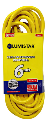 Extension Electrica Industrial Lumistar 6 Metros