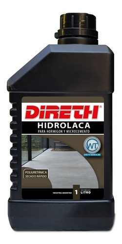Hidrolaca Poliuretanica Cemento Y Hormigon Direth X 1 Litro