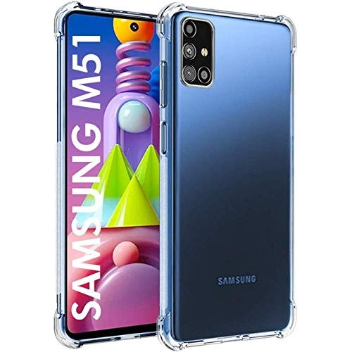 Funda Transparente Antigolpes Para Samsung M51