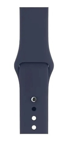 Malla Silicona Correa Para Smartwatch De 42mm Color Azul