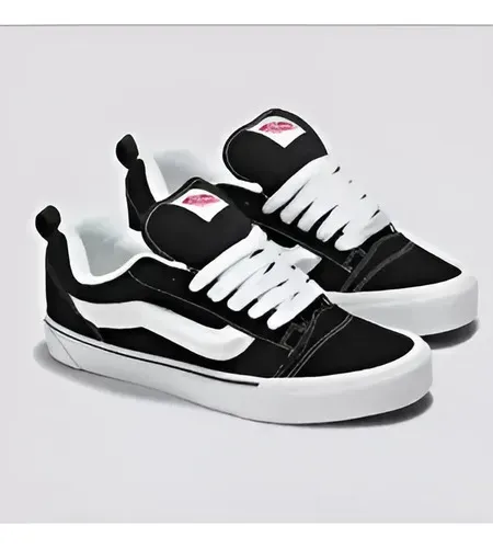 Tênis Vans Knu Skool Black White
