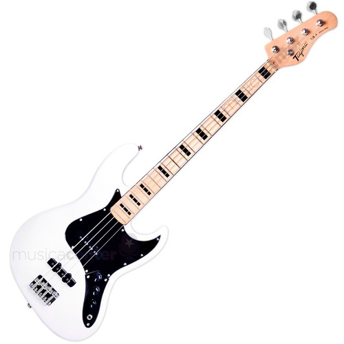 Contra Baixo Jazz Bass Tagima Tjb- 4 Cordas Branco - Top !!