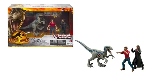comprar Jurassic World Dominion Figura Owen Velociraptor Persecucion