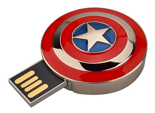 Pendrive 16gb Capitan America Avengers Marvel Original  !