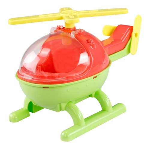 Helicoptero Juguete Infantil C/ Apertura De Cabina 26cm Roma