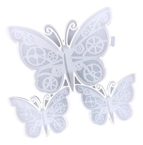 A Molde De Silicona Para Decoración De Pared Con Mariposa