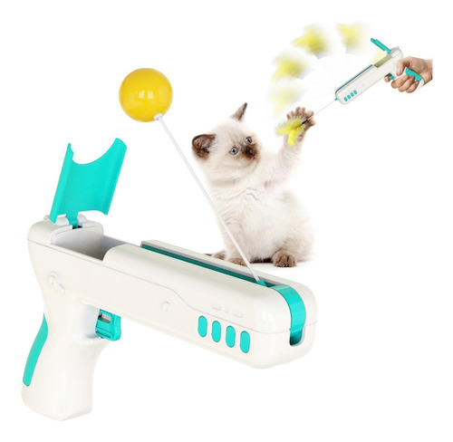 Juguete Interactivo Lanzador De Bolas Para Gatos Y Perros
