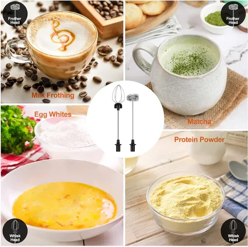 Espumador Milk Frother Foodville Usb Con Soporte