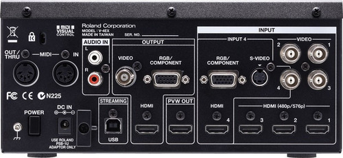 Roland V4ex Mixer 4 Canales Video Sd Digital Hdmi