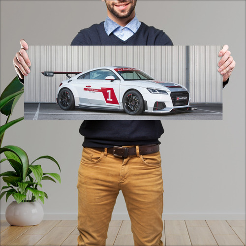 Cuadro 30x80cm Auto 2015 Audi Sport Tt Cup 86511 80