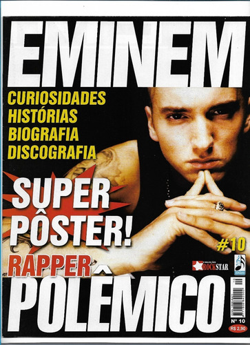 Eminem Revista Pôster Coleção Rock Star N 10 S92 Rapper 