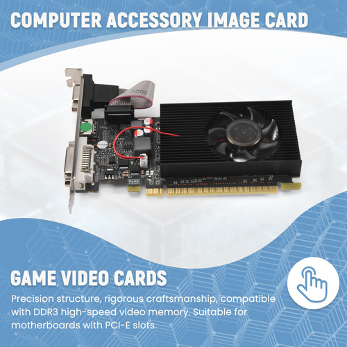 Placa De Imagem Gt730 64 Bits Gddr3 730 D3 Placas De Vídeo D