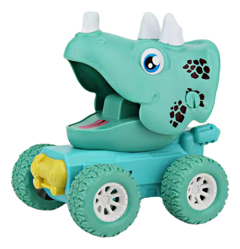 Lindo Coche De Dinosaurios Modelo De Aprendizaje Tire Hacia