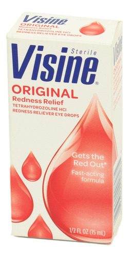 J & J 64924 Visine Gota Para Los Ojos Original, Botella De 0