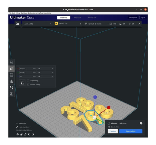 Número 318 798 Grabovoi Abundância Financeira Impressão 3d