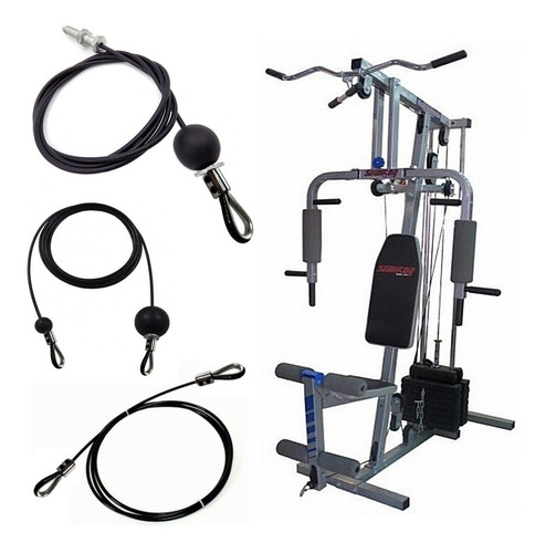 3 Cables De Acero Multigym Semikon 1200 Son 3 Cables Tgm