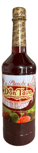 Ponche De Comala Don Tavo Sabor Frutas Tropicales 1 Lt