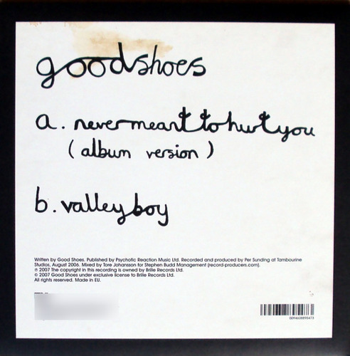 7 Single - Good Shoes - Never Meant To Hurt You (2007) (Usado)