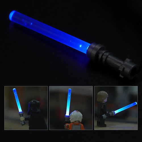 Loze De Sables De Luz Para Lego- 2 Colores Azul, Verde, Alim