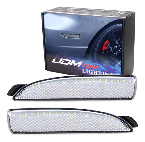 Ijdmtoy Lente Transparente 90-smd Full Led Side Marker Light
