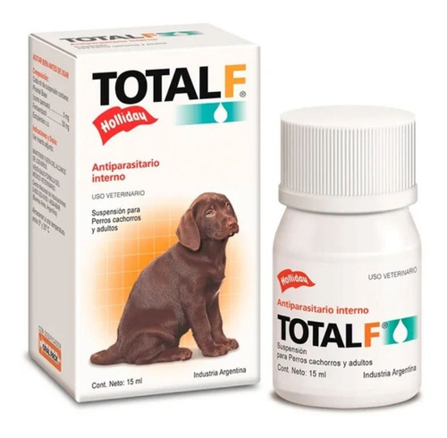 Total F Suspensión Perros Antiparasitario Interno 15ml