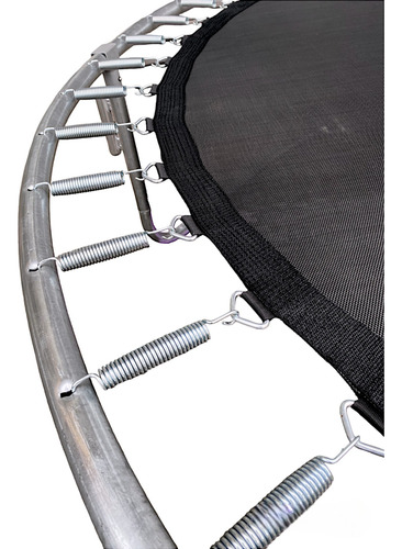 Lona Salto 4,27m Preta + 88 Molas De 18cm Para Cama Elástica