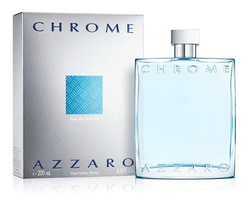 Imagen 2 de 5 de Perfume Azzaro Chrome Edt 200ml