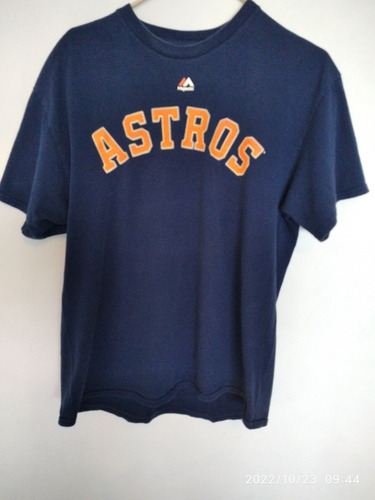 Imagen 4 de 8 de Camiseta Majestic Astros- Houston José Altuve 27 Beisbol Mlb