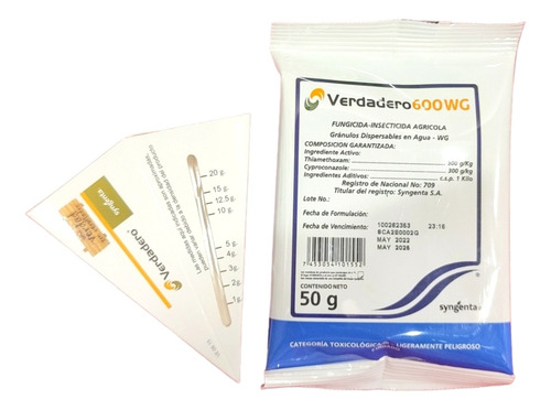 Imagen 2 de 4 de Fungicida Verdadero 600wg X 50g - g a $900