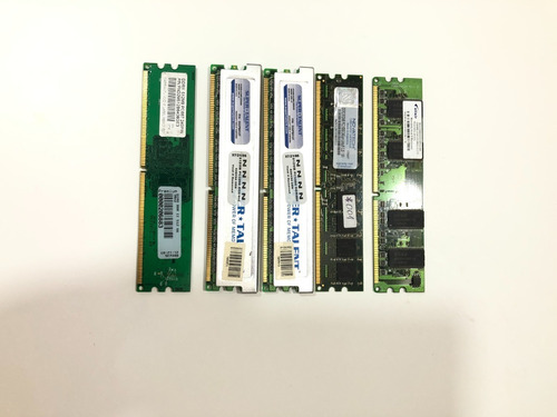 Lote 5 Memorias De Pc - Ddr Y Ddr2 Excelente Estado Oferta