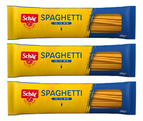 Combo X3 Fideos Spaghetti Schar Sin Tacc 250g
