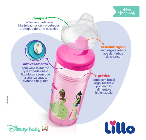 Lillo Princesas Rosa 1 Unidade