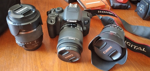Camera Canon 700d Kit Completo Imperdível!