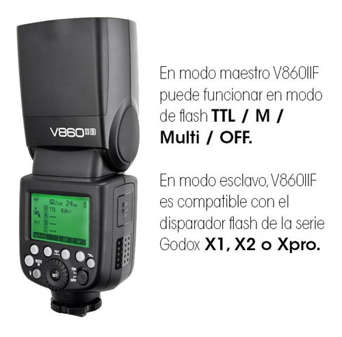 Flash V860 Ii Ttl Hss Godox Para Fuji