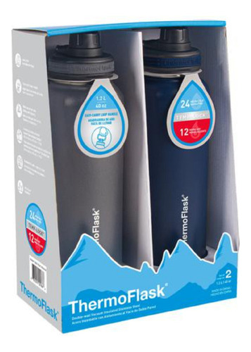 Termos De Agua Thermoflask Acero Inoxidable 1200ml, 2 Termos