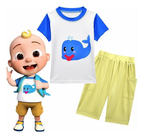 Playera De Niños Cocomelon Pantalones Cortos De Cosplay