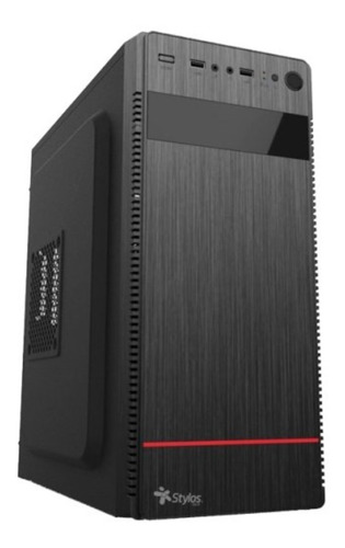 Gabinete Stylos Atx 2 X 3,25 Hdd,1 X 2.5 Ssd, 500wstpgac /vc