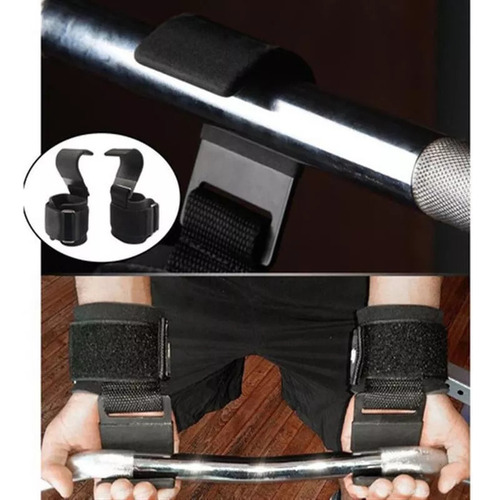 Correa Para Guantes, Gancho De Agarre Max Force, Par De Gimn